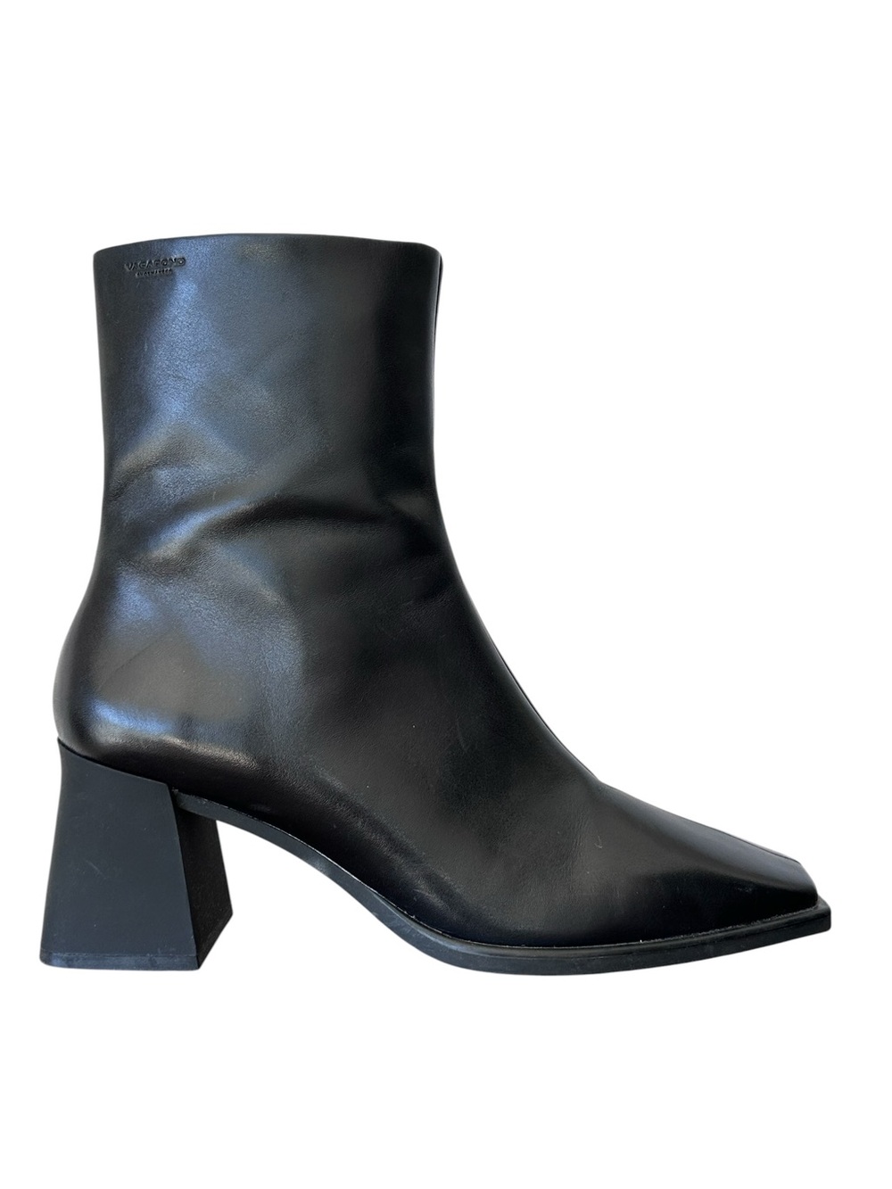 Vagabond Shoemakers Women’s Hedda Square Toe Black Leather Ankle Boots EU 41